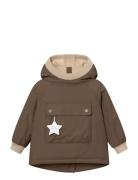 Matbabywen Fleece Lined Winter Anorak. Grs Brown MINI A TURE