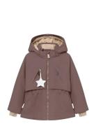 Matalgeana Fleece Lined Winter Jacket. Grs Purple MINI A TURE