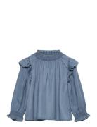Hurlum Ls Blouse Blue Fliink