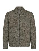 Multicoloured Tweed Wool-Blend Overshirt Patterned Scotch & Soda
