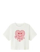 Nkfkaren Ss Nreg Short Top Ps Noos White Name It