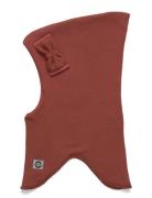 Wool Fullface Bow W Windstop Brown Mikk-line