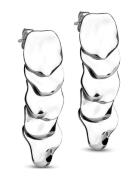 Earrings, Sahara Silver Enamel Copenhagen