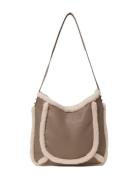 Day Faux Shearling Shoulder Beige DAY ET