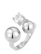 Brea Crystal Ring Gold Silver Bud To Rose