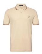 Twin Tipped Fp Shirt Beige Fred Perry