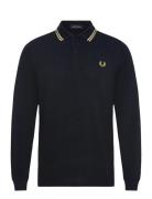 Ls Twin Tipped Fp Shirt Navy Fred Perry