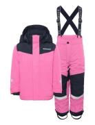 Skare Kids Set Pink Didriksons