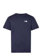 M S/S Simple Dome Tee Navy The North Face