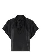 Beckiabbwendi Blouse Black Bruuns Bazaar
