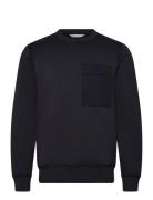Cfvidar Viscose Sweat W.contrast Po Black Casual Friday