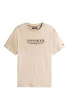 Brand Love Hilfiger Tee Beige Tommy Hilfiger