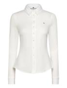 1985 Slim Pique Btn Down Ls White Tommy Hilfiger