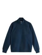 Sweater Halfzip Solid Cut N S Navy Lindex