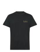 Relaxed Graphic Tee Black Lee Jeans