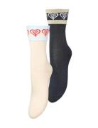 Hearty Bam Sock 2 Pack Navy Becksöndergaard