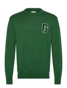 Small Graphic Badge C-Neck Green GANT