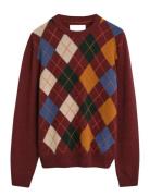 Argyle C-Neck Red GANT