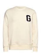 G Badge Sweat C-Neck Cream GANT