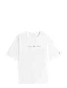 Ss Tee Cont. Logo White Tommy Hilfiger