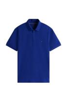 Performance Pique Zip Polo Blue Tommy Hilfiger
