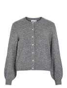 Vigladys O-Neck L/S Knit Cardigan/Tes Grey Vila