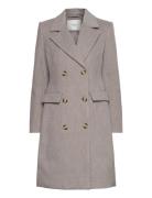 Rwtova Ls Coat Beige Rosemunde