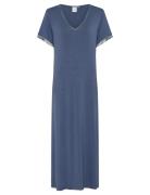 Jacqueline Shortsleeved Long Dress Blue CCDK Copenhagen