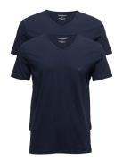Mens Knit 2Pack Tsh Navy Emporio Armani