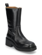 Booties - Flat - With Zipper Black ANGULUS