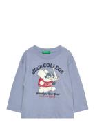 T-Shirt L/S Blue United Colors Of Benetton