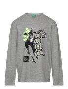 T-Shirt L/S Grey United Colors Of Benetton