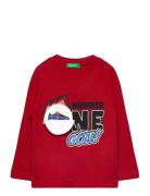 T-Shirt L/S Red United Colors Of Benetton