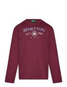 T-Shirt L/S Red United Colors Of Benetton