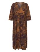 Cujustine Gally Long Dress Brown Culture