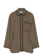 Olenna - Matte Crepe Brown Day Birger Et Mikkelsen