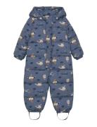 Quilted Suit Aop Blue Minymo