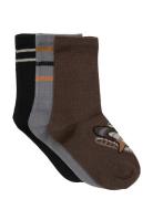 3-Pack Socks Patterned Minymo