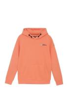 Hoodie Kangaroo Pocket Orange Indian Blue Jeans
