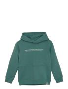 Hoodie Backprint Green Daily 7