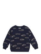 Sweat Ls Aop Navy Minymo