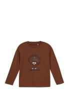 T-Shirt Ls Brown Minymo