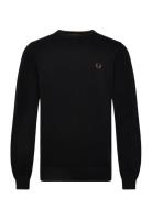 Pique Stitch Jumper Black Fred Perry