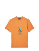 Cotton Jersey Sweathart Frode Tee Orange Mads Nørgaard