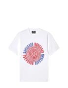 Cotton Jersey Spiral Frode Tee White Mads Nørgaard