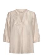 Fqmolla-Blouse Cream FREE/QUENT