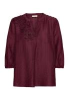 Fqmolla-Blouse Burgundy FREE/QUENT