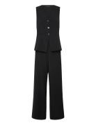 Vinnie Tailored Jumpsuit Black French Connection