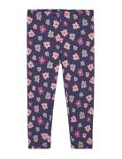 Stretch Knit Leggings Navy Boboli