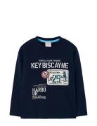 Knit T-Shirt Navy Boboli